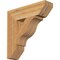 Ekena Millwork Funston Slat Rough Sawn Bracket, Western Red Cedar, 4"W x 16"D x 16"H BKT04X16X16FST06RWR - alternate 1